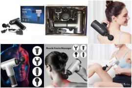 ???? Fascial Gun – მასაჟორი თოფი ????  საუკეთესო საშუალებაა კუნთების სტიმულაციისთვის და სხეულის ტონუსში მოსაყვანად!  ✔️ ნაკრებში შედის 4 მოსახსნელი პირი, რომლებიც ეფექტურად მოქმედებს სხვადასხვა კუნთის