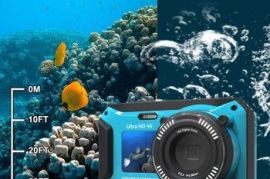 4k Waterproof Action Camera 64GB 2x Battery