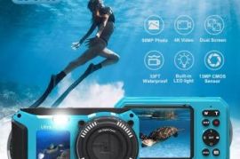 4k Waterproof Action Camera 64GB 2x Battery