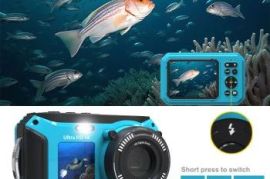 4k Waterproof Action Camera 64GB 2x Battery