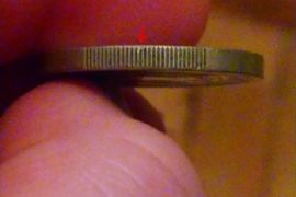 იყიდება ქარხნული წუნის  მქონე მონეტა(mint error coin)-1ევრო