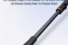 KINGDOM 2-Section Carbon Fiber Lure 2.4 Casting Fishing Rod