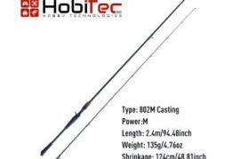 KINGDOM 2-Section Carbon Fiber Lure 2.4 Casting Fishing Rod
