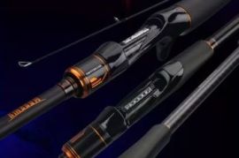 KINGDOM 2-Section Carbon Fiber Lure 2.4 Casting Fishing Rod