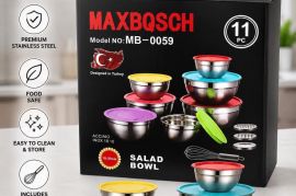 ???? MAXBQSCH ჯამების ნაკრები – 7 ცალი ✅ უჟანგავი ფოლადი ✅ სხვადასხვა ზომის ჯამები ✅ თავსახურებით ✅ სამზარეულოსთვის იდეალური  ???? ფასი: 55 ლარი ???? 599 342 115 ???? General Electronics