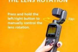 4K Action Rotating Pocket Vlogging Camera 64GB ( Black )