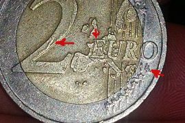 იყიდება  ქარხნული წუნის მქონე მონეტა (mint error coin) -2ევრო