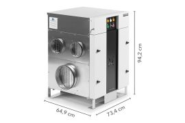 Dantherm TTR 800 – 86 კგ/24 სთ სამრეწველო საშრობი ნესტგამწოვი – ნესტის ამომშრობი სამრეწველო გამწმენდი გამწმენდი ნესტის ამომშრობი – საშრობი – ტენის ამომშრობი