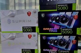 GeForce RTX 5090, RTX 5080, RTX 5070 Ti, RTX 5070, RTX 4090, RTX 4080 Super,  RTX 4080, RTX 4070 Ti Super,  RTX 4070 Ti, RTX 4070 Super