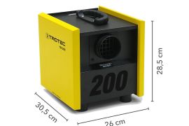 Trotec TTR 200 ნესტგამწოვი ნესტის ამომშრობი საშრობი ტენის ამომშრობი ადსორბციული გამწმენდი