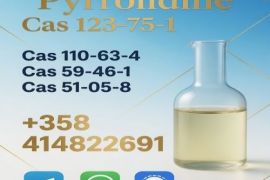 Cas 123-75-1 Pyrrolidine With Factory Price Safe Transportation Provide Pyrrolidine Sample   