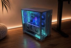 High-End White Gaming PC – RTX 5080 + Ryzen 7 9800X3D