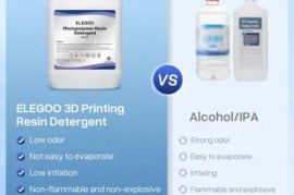 საწმენდი (სახეხი) საშუალებები 3D printer ELEGOO 5KG Resin Cl