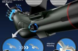 Smart Telescope with Desktop Tripod Portable Digital Electro