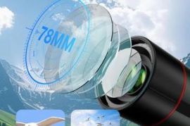 Smart Telescope with Desktop Tripod Portable Digital Electro