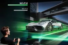 Cibest მინი პროექტორი WiFi-ითა და Bluetooth-ით