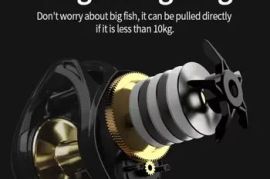 LINNHUE Baitcasting Reel Carbon Fiber Body 6+1BBS Max Drag 1