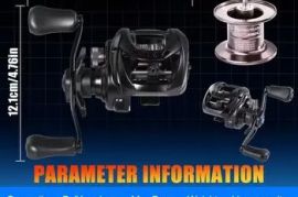 SOUGAYILANG Baitcasting Reels10kg Max Drag, DC BrakE System,