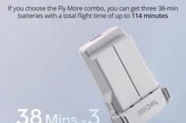 DJI Mini 3 Fly More Combo 4K Video 3x Batteries დრონი