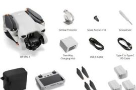 DJI Mini 3 Fly More Combo 4K Video 3x Batteries დრონი