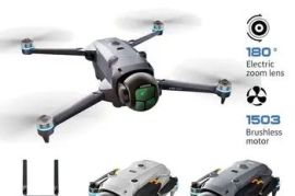 A26 PRO Drone with 180° ESC 4K Camera Headless Mode 1KM Tran