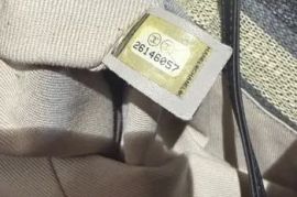 Chanel Striped Canvas Deauville Maxi Shopping Tote Bag.