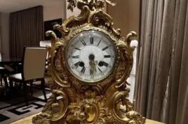 Louis XV Rococo Gilded Bracket Mantel Clock