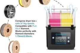 Comgrow 3D Printer Filament Dryer Box, SH01 Filament Storage