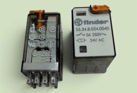 Finder 55.34 მინიატურული რელე (24V AC, 5A)