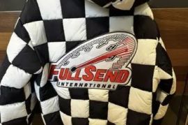 Full Send Checkered Quilt Puffer Jacket
