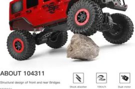 GoolRC WLtoys 104311 RC Car, 1/10 Scale 4WD 2.4Ghz Remote Co