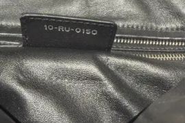 Christian Dior Black Cannage Quilted Lambskin Leather Soft