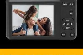 Kodak PIXPRO FZ55-BK 16MP 5X Optical Zoom 28mm Wide 64gb SD