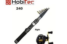 Compact Fishing Rod And Casting Reel Set