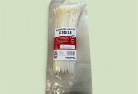 საკაბელო მომჭერი (Cable Ties) Radpol CT 200-3,6 White 100 ცალი