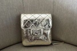 Chanel Classic Quilted Flap Phone Pouch with Chain