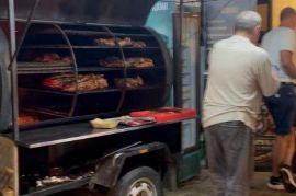 მისაბმელიანი BBQ შესაბოლი და მაყალი