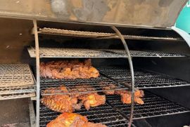 მისაბმელიანი BBQ შესაბოლი და მაყალი