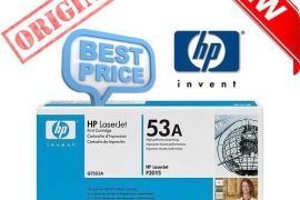 ახალი ორიგინალი HP პრინტერის კარტრიჯი 53A original HP printer cartridge laser print cartridge HP Q7553A оригинальный HP картридж HP 53A для принтеров HP ყიდვა თბილისი buy in Tbilisi купить в Тбилиси