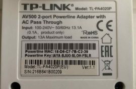 TP Link  Powerline Ethernet Adapter 