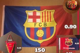 დროშა 4 ერთში ბარსელონას მოყვარულთათვის