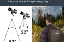 Celestron Travel Scope 70DX Telescope ტელესკოპი