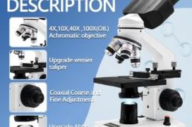Microscope for Adults,40X-2000X LED Binocular