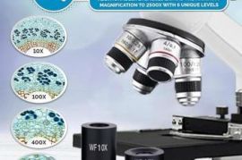 Microscope for Adults,40X-2000X LED Binocular