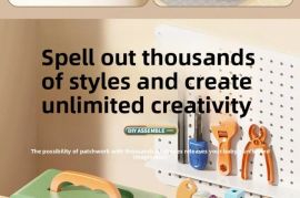 სათამაშო ხელოსნის ხელსაწყობეის კომპლექტი ბავშვების