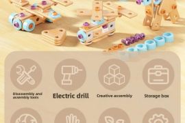 სათამაშო ხელოსნის ხელსაწყობეის კომპლექტი ბავშვების