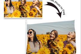 სარეკლამო დროშები ბრენდირებით ინდივიდუალური დიზაინ