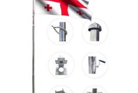 ქარხნული სადროშე ბოძები ასევე რკინის შიდა წარმოება