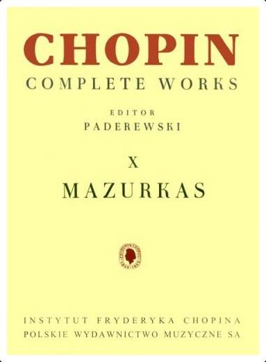 Chopin. Complete Works. X Mazurki