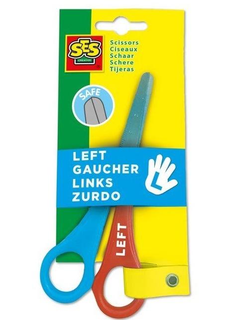 Bezpieczne nożyczki dla małych leworęcznych dzieci